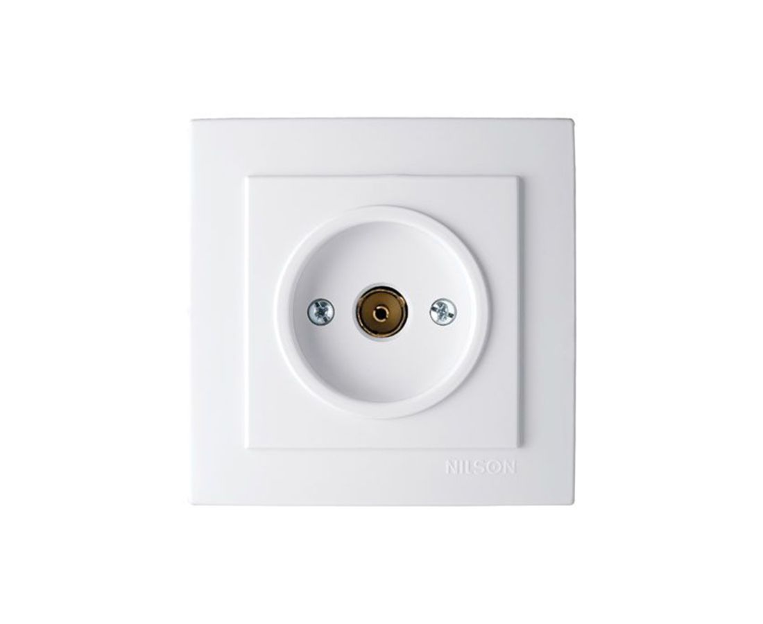 როზეტი ტელევიზორის touran white - 24111029 — როზეტები და ჩამრთველები